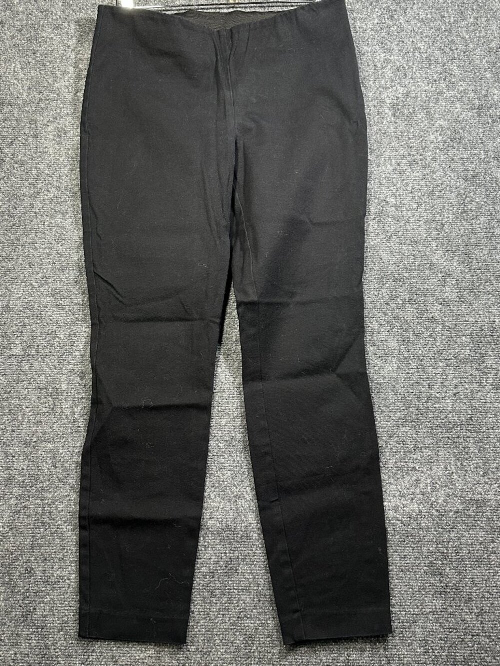 CAbi Pants Womens 8 Pencil Trouser 5174 Black Cotton Stretch Side Zip Tapered